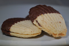 Chocolate Dipped Butter Cookies - 1lb