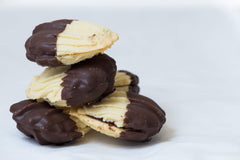 Chocolate Dipped Butter Cookies - 1lb